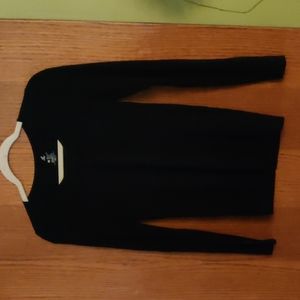 Long sleeve black Boody bamboo stretch knit shirt